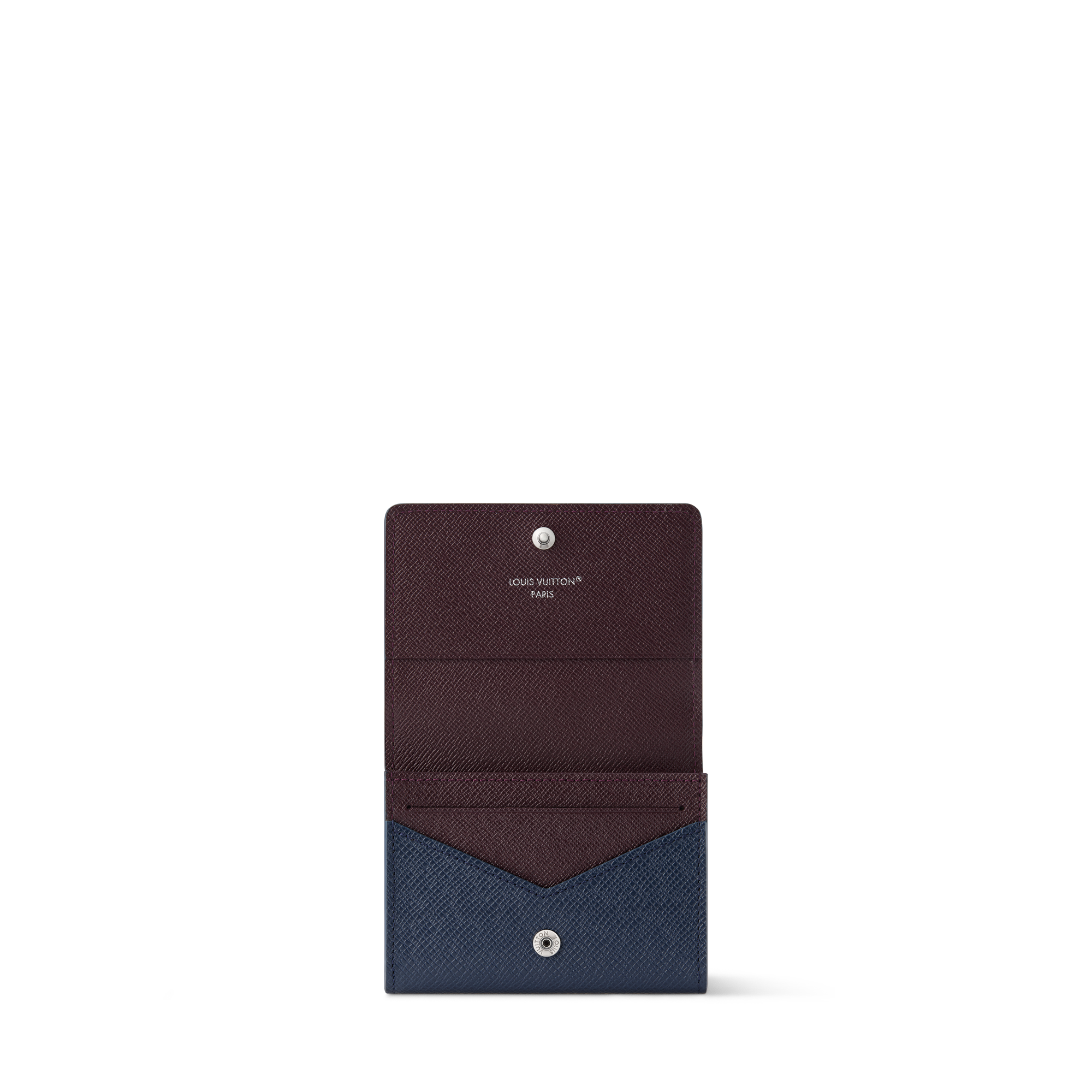 Envelope Business Card Holder Taiga Leather - Men Small Leather